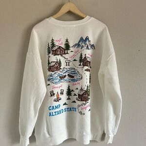 New Alter'd State Camp sweatshirt iconic sz XL oversized